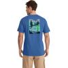 imageJockey Mens Casualwear Outdoors Heritage Graphic Short Sleeve TShirtLazy River