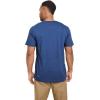 imageJockey Mens Casualwear Outdoors Heritage Graphic Short Sleeve TShirtMarina Blue Heather