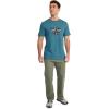 imageJockey Mens Casualwear Outdoors Heritage Graphic Short Sleeve TShirtNavigation Lake
