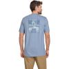 imageJockey Mens Casualwear Outdoors Heritage Graphic Short Sleeve TShirtShower