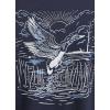 imageJockey Mens Casualwear Outdoors Heritage Graphic Short Sleeve TShirtTrue Navy