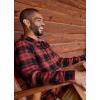 imageJockey Mens Casualwear Outdoors Long Sleeve Flannel ShirtOliver Plaid