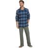 imageJockey Mens Casualwear Outdoors Long Sleeve Flannel ShirtRussle Plaid