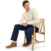imageJockey Mens Casualwear Outdoors Long Sleeve HenleySmokey Haze Beige