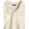 imageJockey Mens Casualwear Outdoors Long Sleeve HenleySmokey Haze Beige