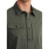 imageJockey Mens Casualwear Outdoors Long Sleeve Tech ShirtCamo Green