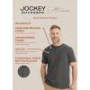 imageJockey Mens Casualwear Outdoors Short Sleeve HenleyBrunswick Heather