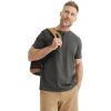 imageJockey Mens Casualwear Outdoors Short Sleeve HenleyCharcoal Heather