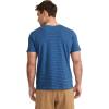 imageJockey Mens Casualwear Outdoors Short Sleeve HenleyHenley Stripe Blues
