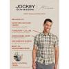 imageJockey Mens Casualwear Outdoors Short Sleeve Utility ShirtPredictably Brunswick Plaid
