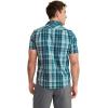 imageJockey Mens Casualwear Outdoors Short Sleeve Utility ShirtTeal Farmers Plaid