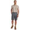 imageJockey Outdoors Mens 10quot Rugged Cargo ShortBattleship Grey