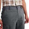 imageJockey Outdoors Mens 10quot Rugged Cargo ShortBattleship Grey