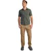 imageJockey Outdoors Mens Short Sleeve Snap Woven ShirtBrunswick Green