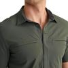 imageJockey Outdoors Mens Short Sleeve Snap Woven ShirtBrunswick Green