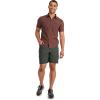 imageJockey Outdoors Mens Short Sleeve Snap Woven ShirtTuscan Brown