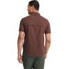 imageJockey Outdoors Mens Short Sleeve Snap Woven ShirtTuscan Brown