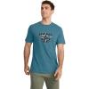 imageJockey Mens Casualwear Outdoors Heritage Graphic Short Sleeve TShirtNavigation Lake