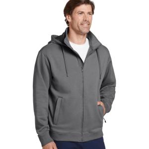 imageJockey Mens Casualwear Outdoors Full Zip HoodieGrey Rock Slate