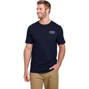 imageJockey Mens Casualwear Outdoors Heritage Graphic Short Sleeve TShirtTrue Navy