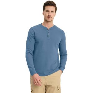 imageJockey Mens Casualwear Outdoors Long Sleeve HenleyFresh Coast