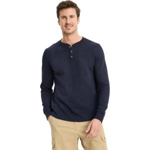 imageJockey Mens Casualwear Outdoors Long Sleeve HenleyTrue Navy