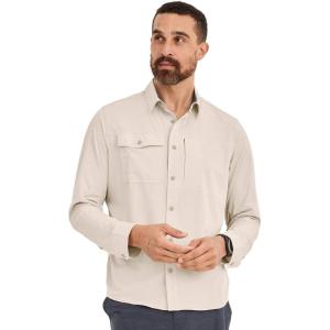 imageJockey Mens Casualwear Outdoors Long Sleeve Tech ShirtMilitary Beige