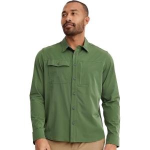 imageJockey Mens Casualwear Outdoors Long Sleeve Tech ShirtMilitary Green