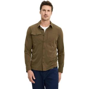 imageJockey Mens Casualwear Outdoors Long Sleeve Tech ShirtSable