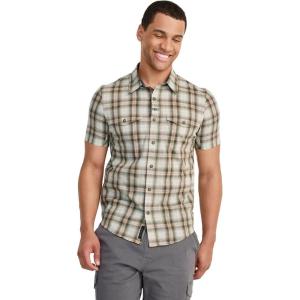 imageJockey Mens Casualwear Outdoors Short Sleeve Utility ShirtPredictably Brunswick Plaid
