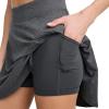 imageJockey Womens EVERACTIVE Skirt with Builtin ShortBattleship Heather