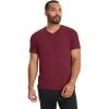 imageJockey Mens Activewear EVERACTIVE VNeck TeeRed Pear Heather
