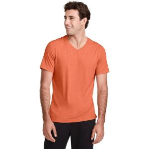 imageJockey Mens Activewear EVERACTIVE VNeck TeeBitter Orange Heather