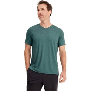 imageJockey Mens Activewear EVERACTIVE VNeck TeeCactus Pine Heather