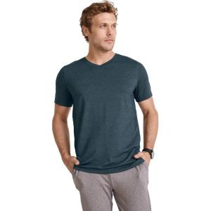 imageJockey Mens Activewear EVERACTIVE VNeck TeeOcean Sky Heather