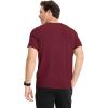 imageJockey Mens Activewear EVERACTIVE Crew Neck TeeRed Pear Heather
