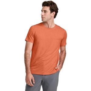 imageJockey Mens Activewear EVERACTIVE Crew Neck TeeBitter Orange Heather