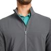 imageJockey Mens Activewear EVERACTIVE Mixed Media JacketGrey Heather