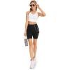 imageJockey Womens Activewear EVERACTIVE 8quot Bike ShortBlack