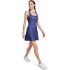 imageJockey Womens EVERACTIVE Racerback Dress with Builtin BraContinuous Blue Palm