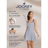 imageJockey Womens EVERACTIVE Racerback Dress with Builtin BraContinuous Blue Palm