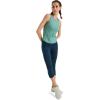 imageJockey Womens EVERACTIVE Racerback Tank with Builtin BraAquamarine Heather