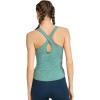 imageJockey Womens EVERACTIVE Racerback Tank with Builtin BraAquamarine Heather
