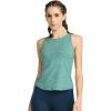 imageJockey Womens EVERACTIVE Racerback Tank with Builtin BraAquamarine Heather