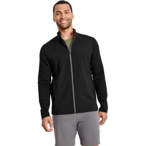 imageJockey Mens Activewear EVERACTIVE Mixed Media JacketBlack