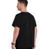 imageJockey Unisex Scrubs Classic Unisex Four Pocket Scrub TopBlack