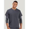imageJockey Unisex Scrubs Classic Unisex Four Pocket Scrub TopCharcoal
