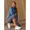 imageJockey Womens Activewear EVERACTIVE Capri LeggingBattleship Grey Heather
