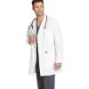 imageJockey Womens Scrubs 34quot Unisex Scrub Lab CoatWhite