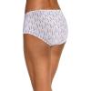 imageJockey Womens Underwear Supersoft Brief  3 PackFerris White ChevronSheer LilacDeep Sangria